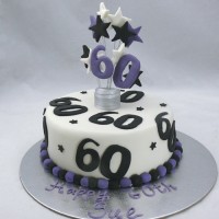 Number Cake with Stars